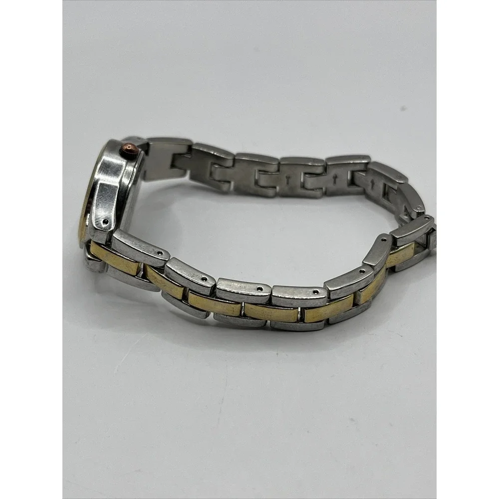 Sharp‎ Women's Quartz Watch Two Tone Band Date Indicator- New Battery